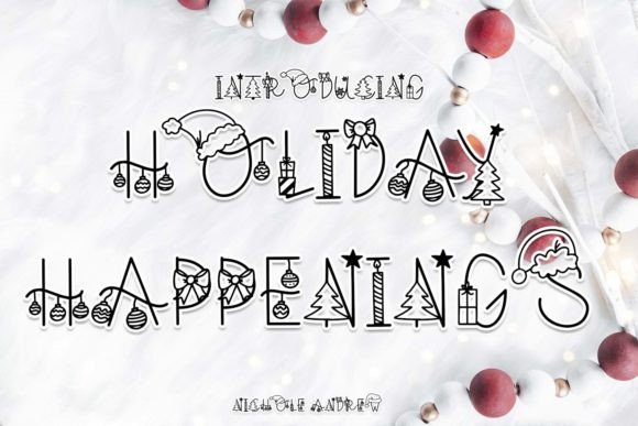 A Decorative Font Review: Holiday Happenings for Campaign Creators