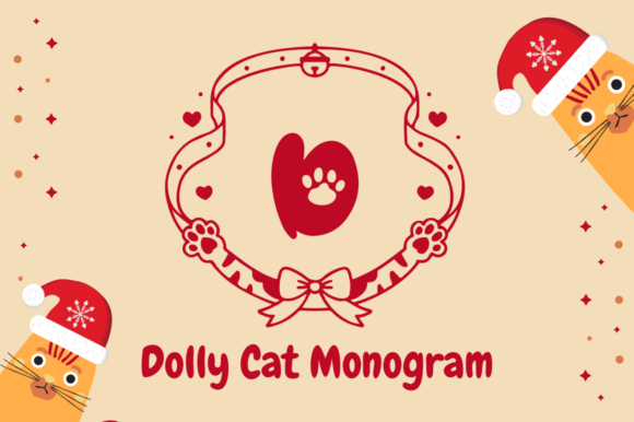 Adding Character to Your Crafts: The Dolly Cat Monogram Font