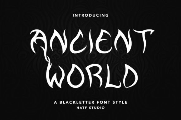 Ancient World Blackletter Font for Distinctive Brand Design