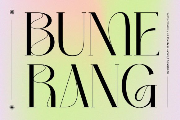 Bumerang: The Art Nouveau Serif for Campaigns That Speak Clearly