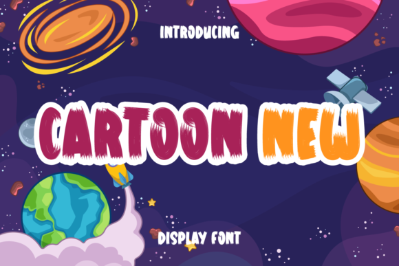 Cartoon New: The Playful Digital Display Font
