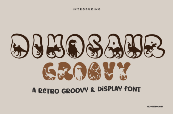Dinosaur Groovy: A Fun Display Font for Modern Web Design