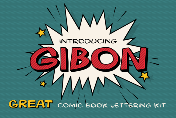 Gibon Family: A Playful Display Font for Web Design