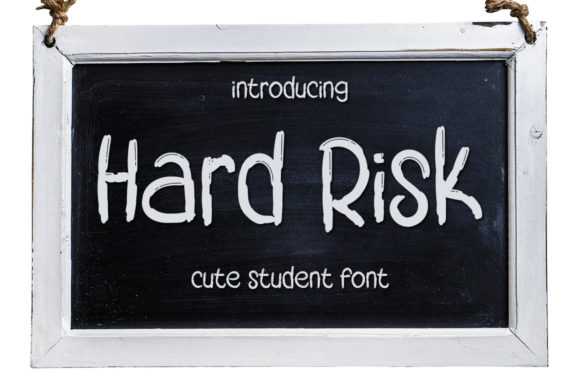 Hard Risk: A Distinctive Display Font for Modern Branding