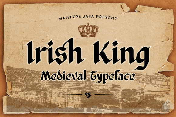 Irish King: A Modern Blackletter Typeface for Bold Marketing