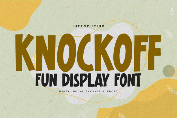 Knockoff Font: A Bold Boost for Small Business Branding