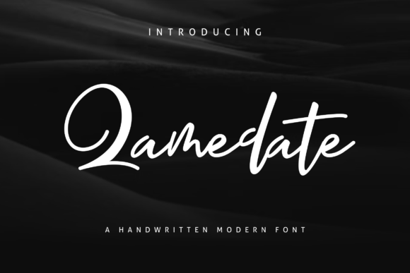 Putting the Qamedate Font to Work in a Real Branding Project