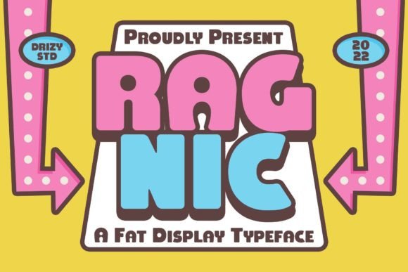 Ragnic: The Playful Sans Serif Font for Crafting Distinctive Products