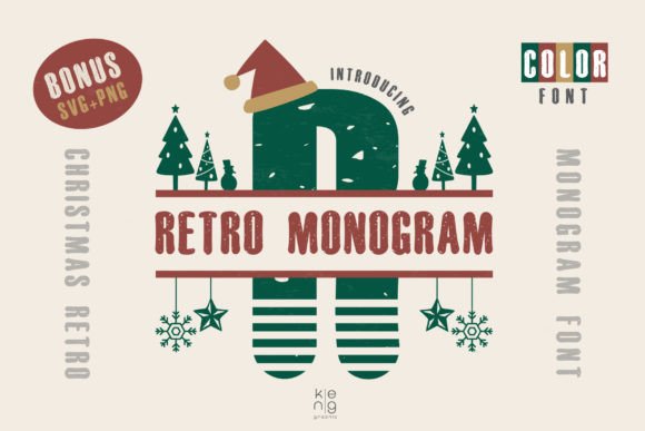 Retro Monogram: An Editorial Font for Distinctive Publications