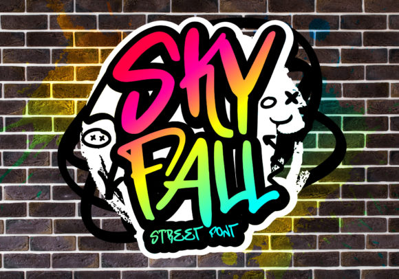 Sky Fall: The Graffiti Font That Makes Your Campaigns Stand Out