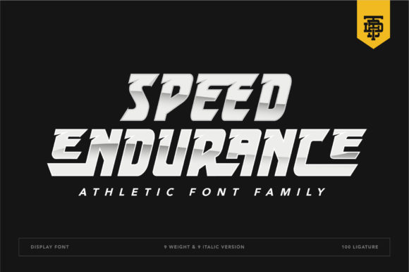 Speed Endurance: A Display Font Built for Digital Momentum