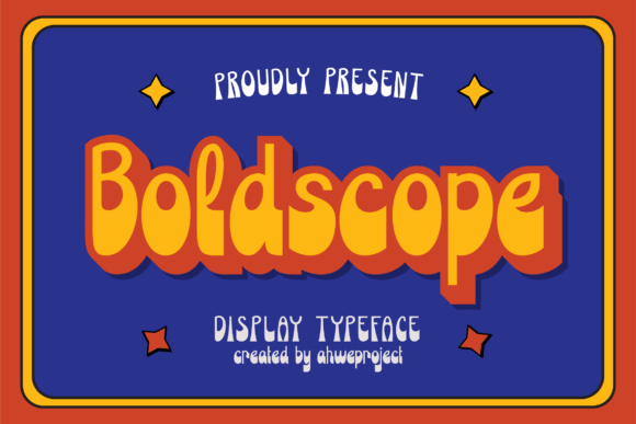 The Boldscope Font: A Psychedelic Partner for Your Craft Projects