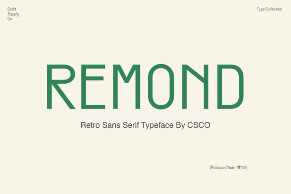 Using Remond: A Retro Sans Serif Font for Clear Campaign Messaging